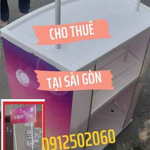 thuê booth sampling nhựa