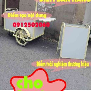 Tìm thuê xe cafe đẩy nước - bán hàng cho sự kiện